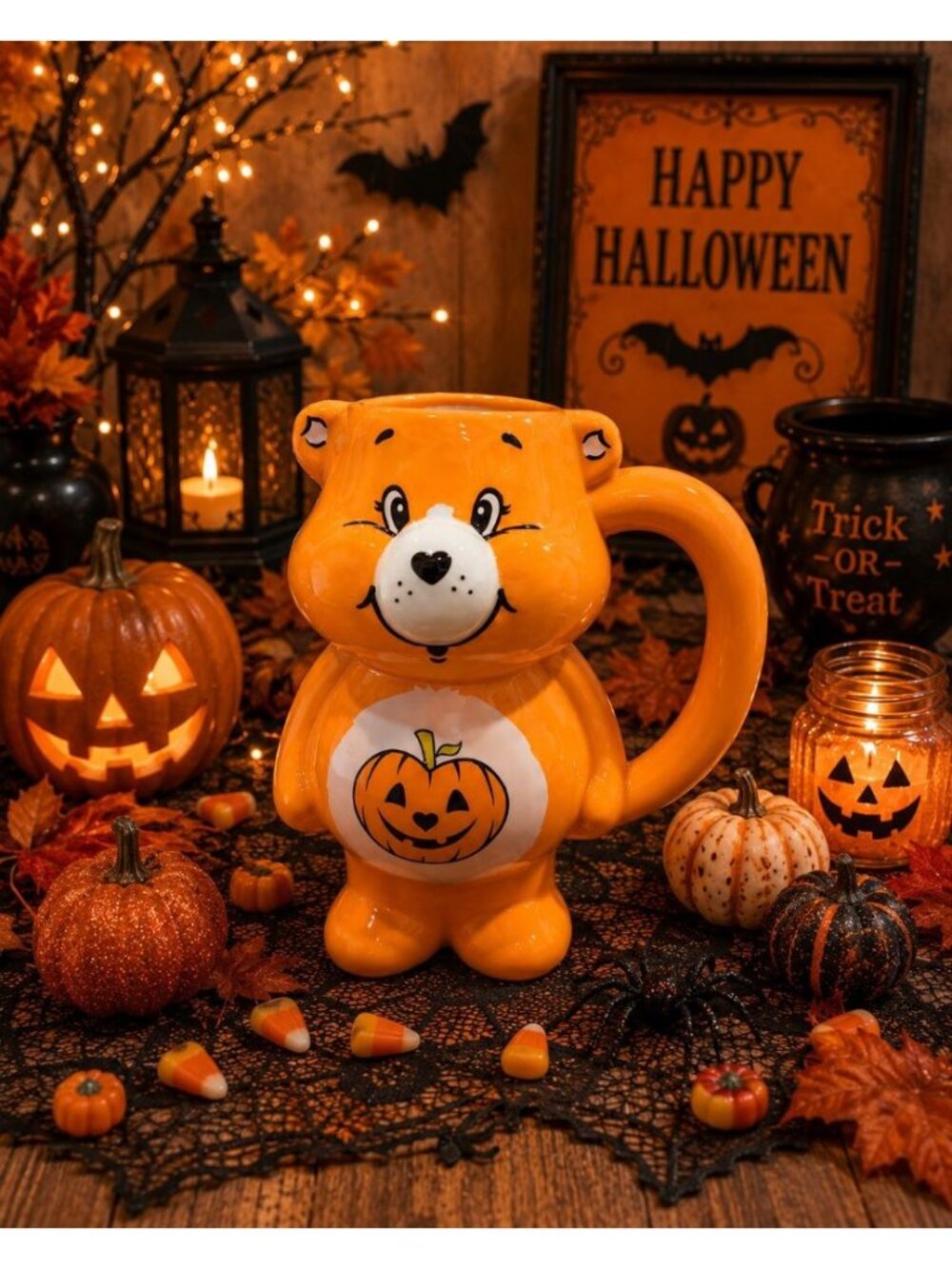 New Orange Care Bear Pumpkin Care Bear Halloween Coffee Mug Gift